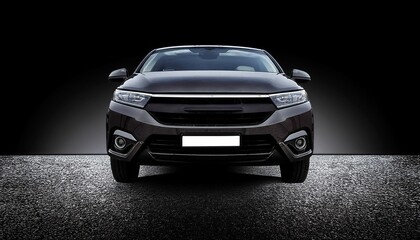 Obraz premium car on black