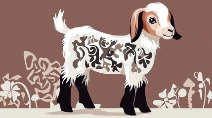 Abstract Red and White Logo with Digital Lines