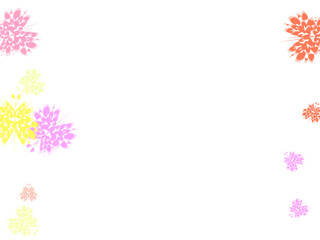 Graceful butterflies in line art style with abstract shapes.  Vector illustration.