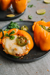 Mexican style stuffed bell pepper