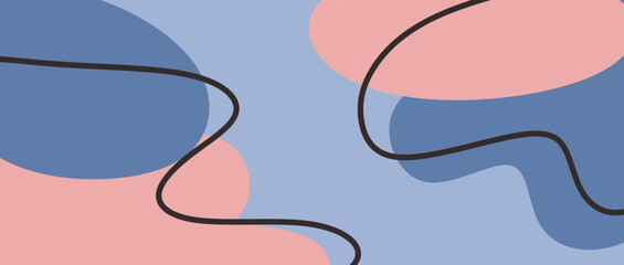 Organic abstract shape illustration, vector design templates in simple Organic style, organic abstrac shape background