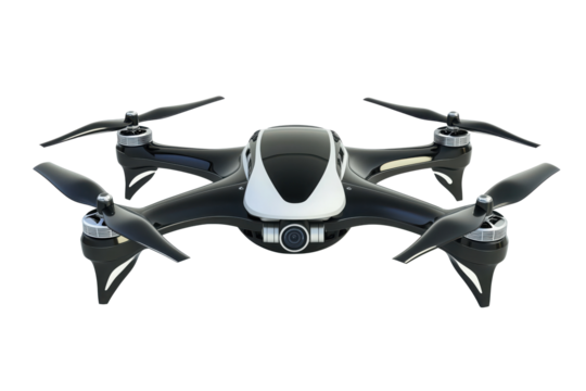 modern drone isolated png transparent background