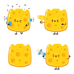 Funny Onion characters bundle set. Vector hand drawn doodle style cartoon character illustration icon design. Cute Onion mascot character collection