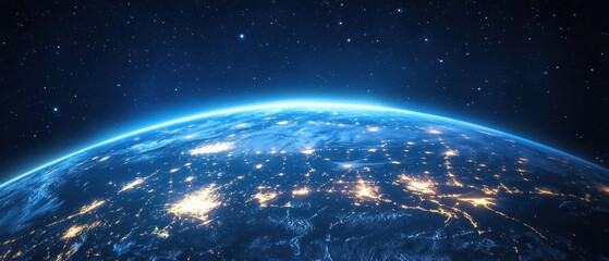 Obraz premium Technologi Global Communication and Data Concept