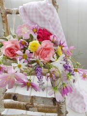 コスモスのブーケ