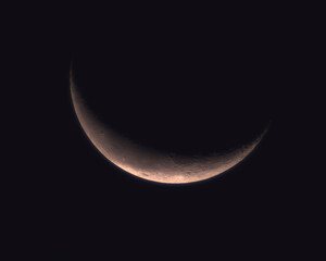 Waning Crescent Moon at 14,4 Percent Illumination