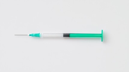 Fototapeta premium A catheter on solid white background, single object