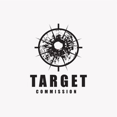 Target circle logo design vector royalty free business brand image template download editable