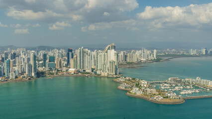 Panama City Skyline: Urban Vibrance and Coastal Charm