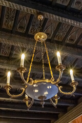 The Liechtenstein Palace is a classicist building. The palace is protected as a cultural monument. The mass of the palace occupies the entire western front of the square.