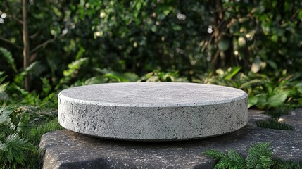 Concrete Gym Disc on a Clean Surface