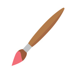 Art Supply, Craft Paintbrush, Brush, art supplies, concept vector illustration