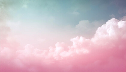 abstract background of nature with clouds and sky with a grunge texture and gradient filter