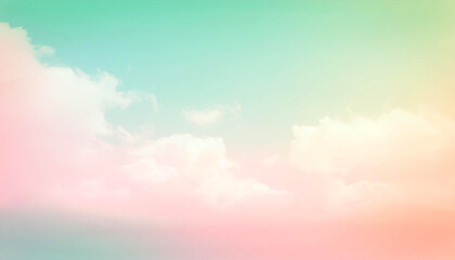 abstract background of nature with clouds and sky with a grunge texture and gradient filter