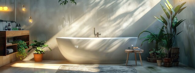 Artistic retreat - bathroom in a unique style, featuring creative design choices, bespoke elements, eclectic blend of materials that transform space into a personalized sanctuary.