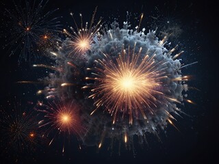 Fototapeta premium fireworks in the night sky