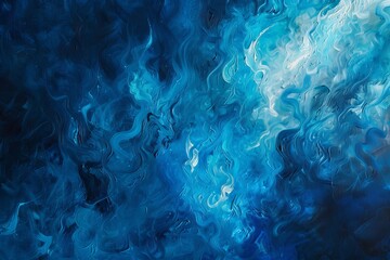 Obraz premium Blue paint texture background. Abstract background of blue fire paint texture