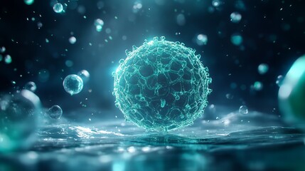 Abstract Microbial Sphere