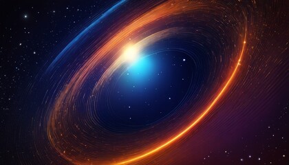 Vibrant Horizons - Waves of Color in Space, Super HD, Smoother Version