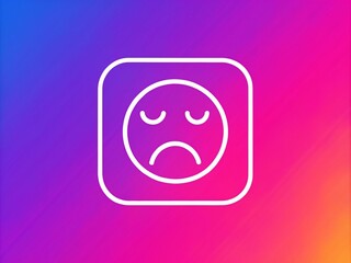 Obraz premium Minimalist Line Icon Representing an Issue or Problem with Clear Visual Communication Concept