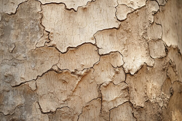 Obraz premium Smooth and Thick Bark of a Baobab Tree with Faint Patterns and Textures