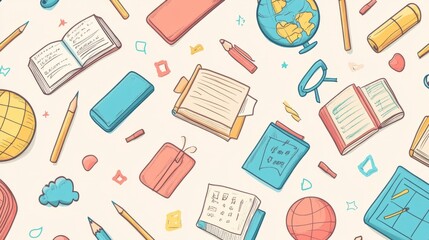 Colorful Education Pattern