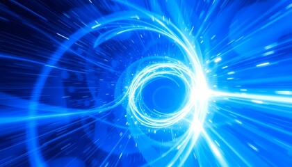 blue light background