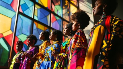 Fototapeta premium Vibrant Unity in Color