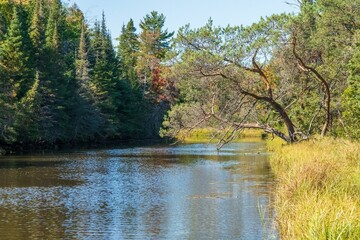 River in autumn