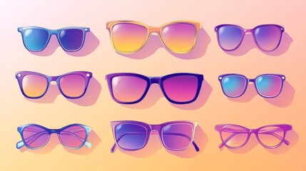 Colorful Sunglasses Collection