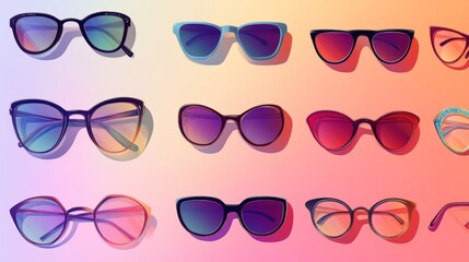 Colorful Sunglasses Collection