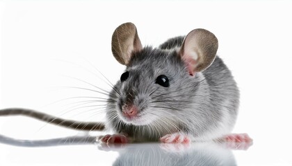 rat on white background