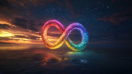 Colorful Infinity Symbol