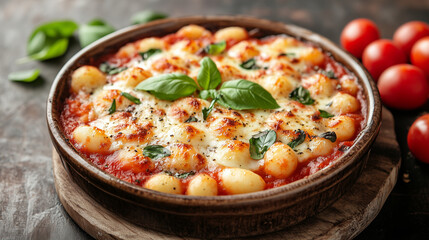 Italian Gnocchi Sorrentina: Baked Gnocchi with Marinara and Mozzarella