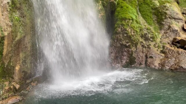 Gregorčičev waterfall or Volarja waterfall (Vrsno, Slovenia) - Gregorcic-Wasserfall oder Gregorcicfall (Vrsno, Slowenien) - Gregorčičev slap ali Simonov slap (Vrsno, Slovenija)