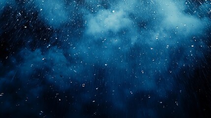 Fototapeta premium A dramatic, dark, and moody sky with heavy rain and dark clouds.