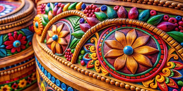 Traditional Cachiman Craftsmanship Showcased with Intricate Details of Wood and Artisan Techniques