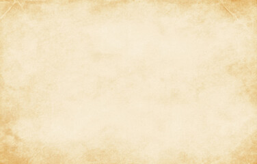 Fototapeta premium Abstract beige background with old paper texture, vintage blank wallpaper with space for text, perfect for design and decoration.