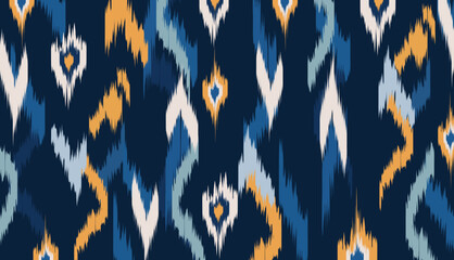 geometric ethnic vintage texture vector art design. textile fashion pattern line ikat seamless pattern and batik fabric texture asian background wallpaper geometry indian. Ethnic abstract ikat art .