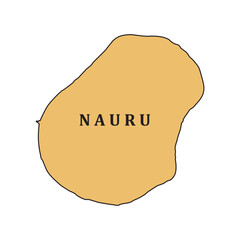 Nauru region map