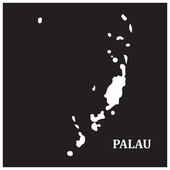 Palau region map