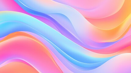 Obraz premium Discover stunning holographic textures in soft pastel hues for eyecatching backgrounds and designs to elevate your work.