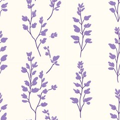 Vibrant Floral Pattern With Colorful Flowers on a Solid Color Background 