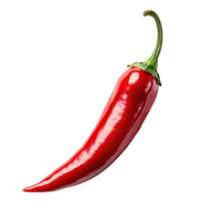 Fresh red chili pepper, perfect for adding spice and flavor to dishes, showcasing its vibrant color and glossy texture.