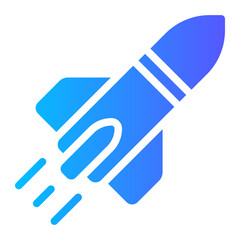 rocket gradient icon