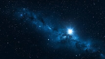 Shining Star in the Vast Darkness of Space