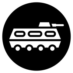 tank glyph icon