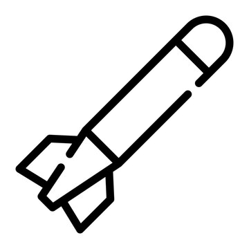 recommend clip art: torpedo line icon