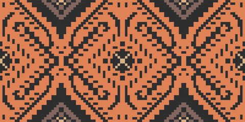 Textile Background Ndebele Traditional Patternfolk Embroidery, Aztec Geometric Ornament Print. Design for Carpet, Wallpaper, Clothing, Wrapping, Fabric