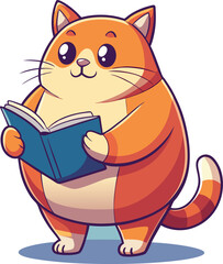 Chubby-and-cute-cat-character Stock Illustrations